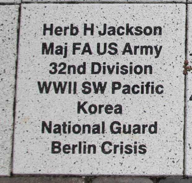 WOOD COUNTY VETERANS MEMORIAL PAVER A46