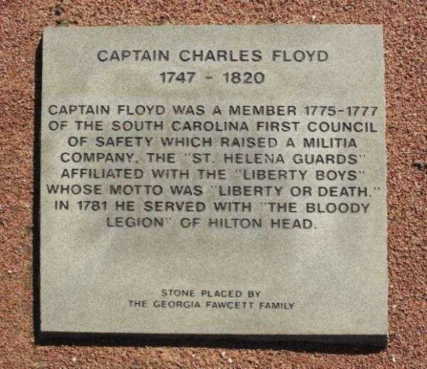 CAPTAIN CHARLES FLOYD WAR MEMORIAL PAVER