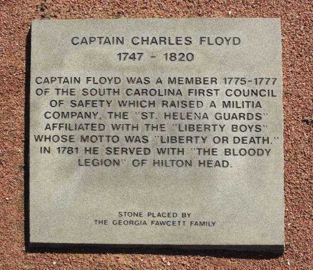 CAPTAIN CHARLES FLOYD WAR MEMORIAL PAVER