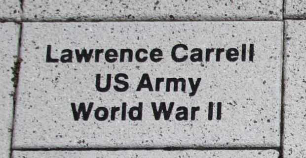 WOOD COUNTY VETERANS MEMORIAL PAVER A43