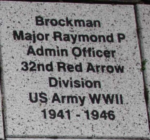 WOOD COUNTY VETERANS MEMORIAL PAVER A40