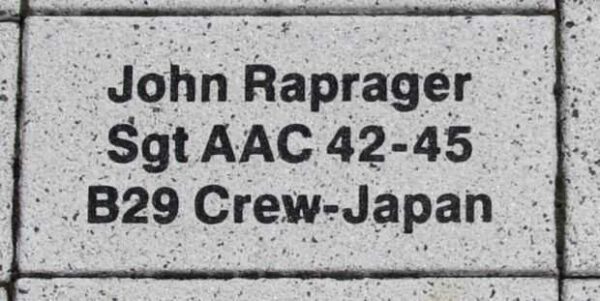 WOOD COUNTY VETERANS MEMORIAL PAVER A32