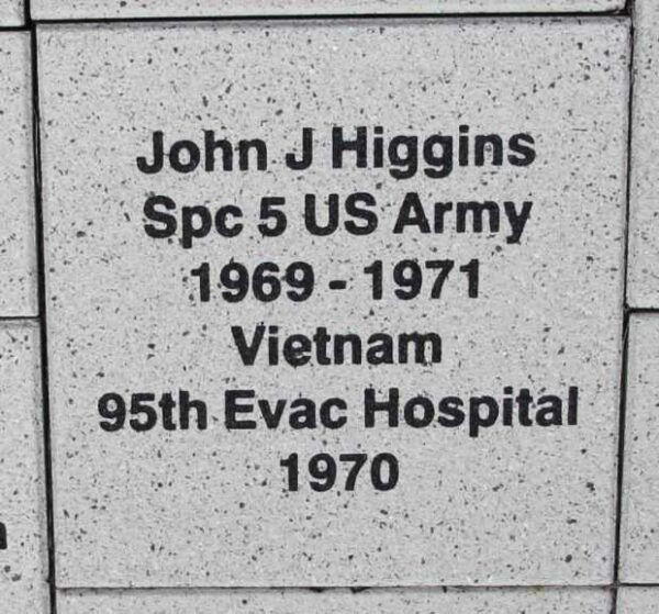 WOOD COUNTY VETERANS MEMORIAL PAVER A29