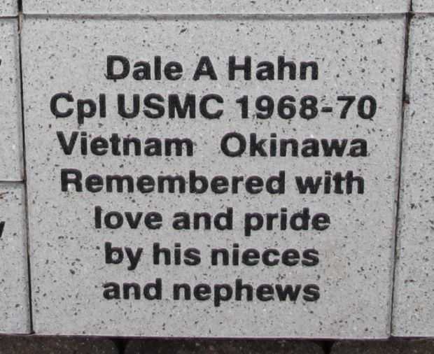 WOOD COUNTY VETERANS MEMORIAL PAVER A28