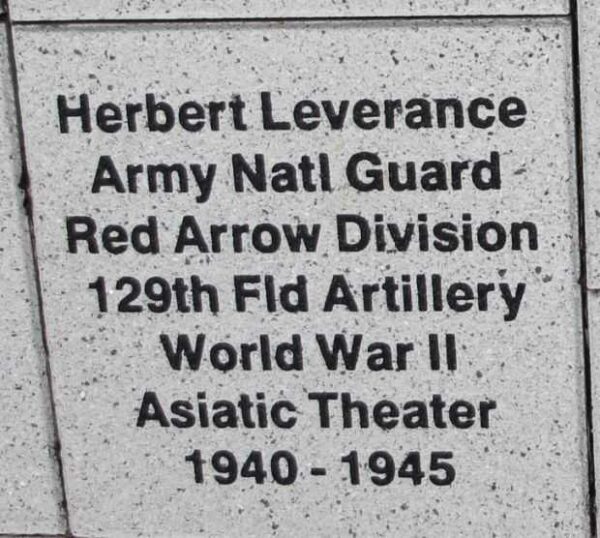 WOOD COUNTY VETERANS MEMORIAL PAVER A27