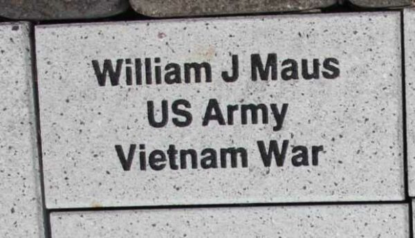 WOOD COUNTY VETERANS MEMORIAL PAVER A25