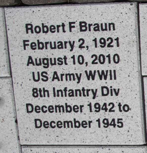 WOOD COUNTY VETERANS MEMORIAL PAVER A21