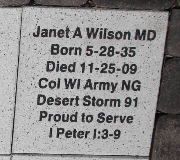 WOOD COUNTY VETERANS MEMORIAL PAVER A20