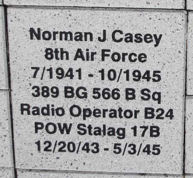 WOOD COUNTY VETERANS MEMORIAL PAVER A17