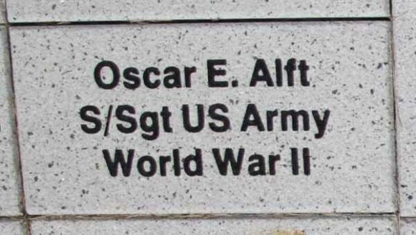 WOOD COUNTY VETERANS MEMORIAL PAVER A1