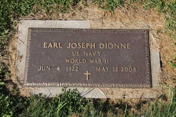 EARL JOSEPH DIONNE MEMORIAL CEMETERY STONE