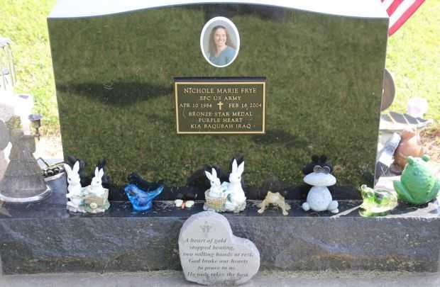 NICHOLE MARIE FRYE MEMORIAL CEMETERY STONE