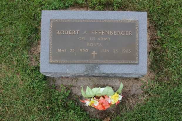 ROBERT A EFFENBERGER MEMORIAL CEMETERY STONE