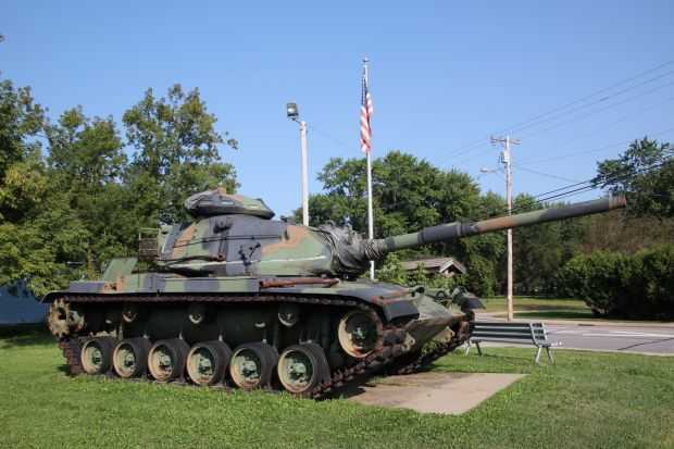 AMERICAN LEGION POST 485 M60A3 TANK MEMORIAL