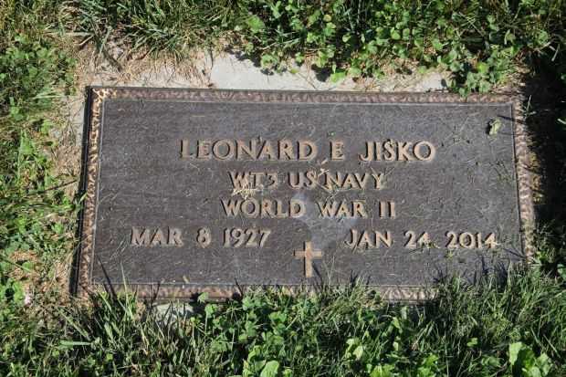 LEONARD E JISKO MEMORIAL CEMETERY STONE