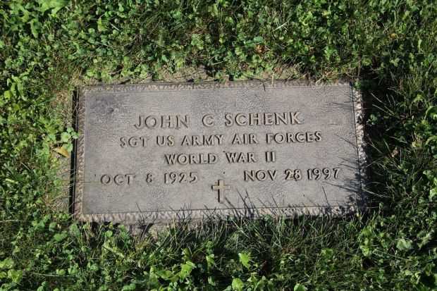 JOHN C SCHENK MEMORIAL CEMETERY STONE