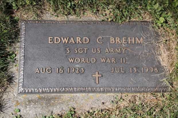 EDWARD C BREHM MEMORIAL CEMETERY STONE