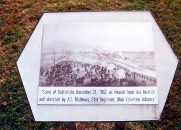 STONES RIVER NATIONAL BATTLEFIELD WAR MEMORIAL PLAQUE