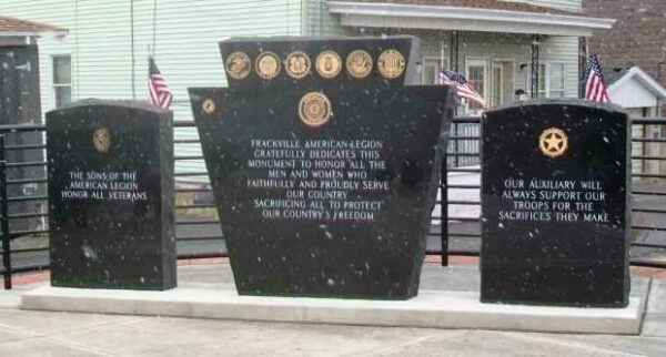 FRACKVILLE AMERICAN LEGION VETERANS MEMORIAL