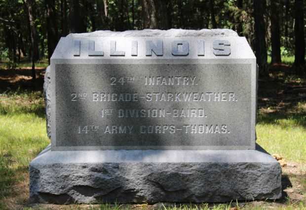 24TH ILLINOIS INFANTRY WAR MEMORIAL FRONT
