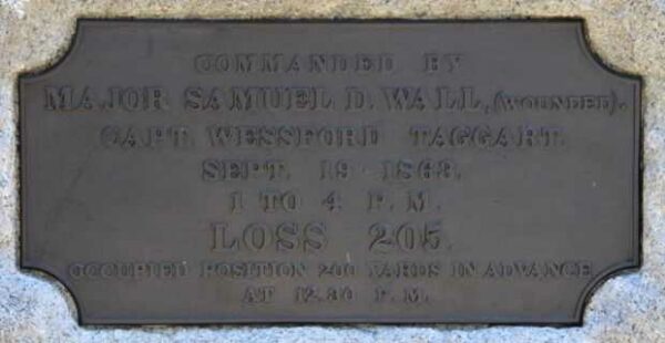 25TH ILLINOIS INFANTRY WAR MEMORIAL PLAQUE