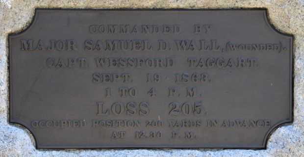 25TH ILLINOIS INFANTRY WAR MEMORIAL PLAQUE