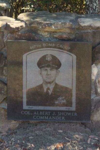COL. ALBERT J. SHOWER WAR MEMORIAL PLAQUE