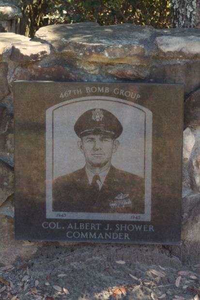 COL. ALBERT J. SHOWER WAR MEMORIAL PLAQUE