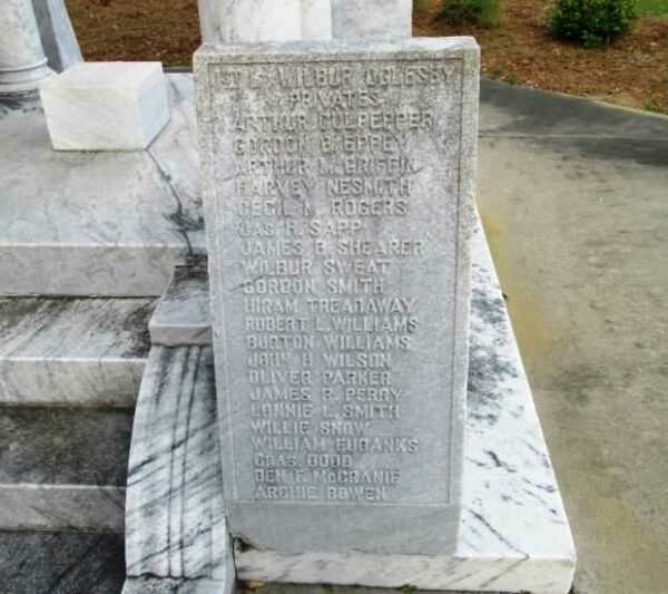 QUITMAN WORLD WAR I AND WORLD WAR II MEMORIAL STONE A