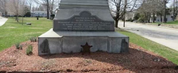 TOWN OF KILLINGLY CIVIL WAR MEMORIAL DEDICATION STONE