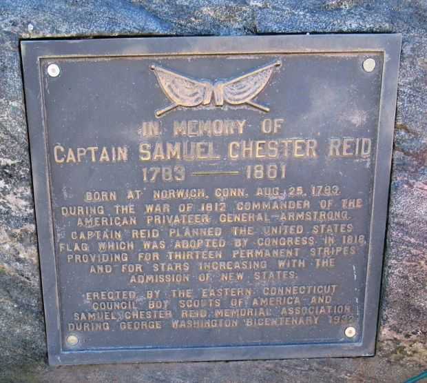 CAPTAIN SAMUEL CHESTER REID WAR MEMORIAL PLAQUE