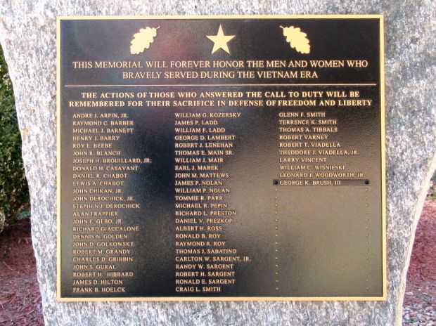 BOZRAH VIETNAM WAR MEMORIAL PLAQUE