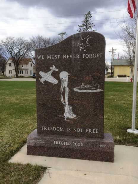 MADISON WAR VETERAN’S MEMORIAL STONE A