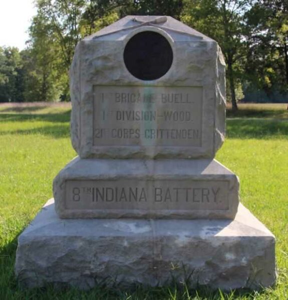 INDIANA’S EIGHT BATTERY WAR MEMORIAL FRONT