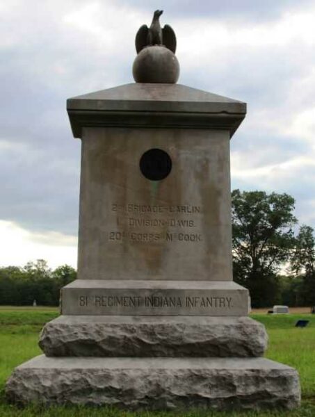 INDIANA’S EIGHTY-FIRST REGIMENT INFANTRY WAR MEMORIAL FRONT