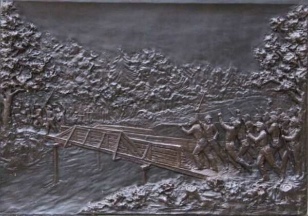 THE 69TH REGIMENT OHIO INFANTRY WAR MEMORIAL PLAQUE A