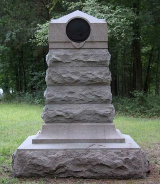 52ND OHIO INFANTRY WAR MEMORIAL BACK