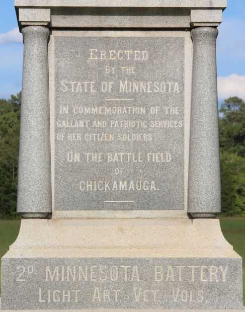 2D MINNESOTA BATTERY LIGHT ART VET VOLS WAR MEMORIAL STONE A