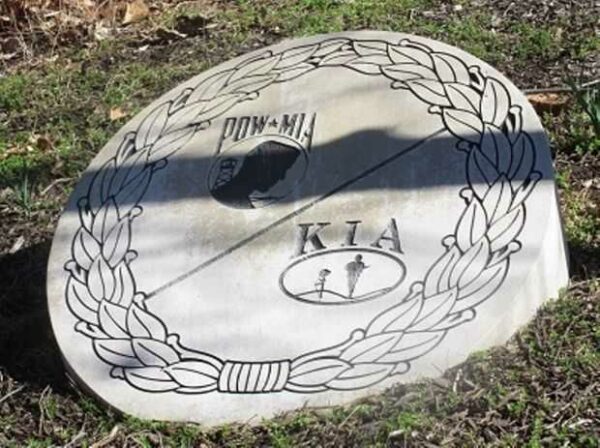 DUBLIN POW MIA KIA MEMORIAL STONE