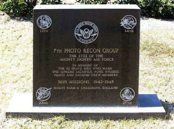 7TH PHOTO RECON GROUP WAR MEMORIAL