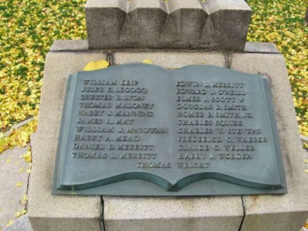 PORT CHESTER SPANISH AMERICAN WAR MEMORIAL PLAQUE E