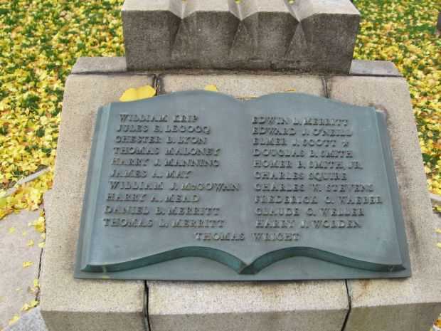 PORT CHESTER SPANISH AMERICAN WAR MEMORIAL PLAQUE E