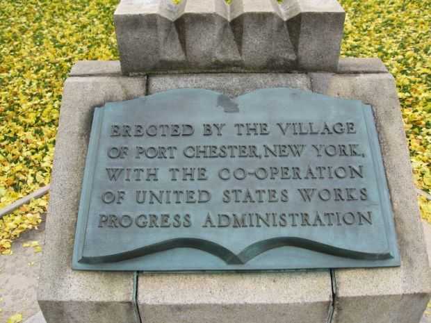 PORT CHESTER SPANISH AMERICAN WAR MEMORIAL PLAQUE C