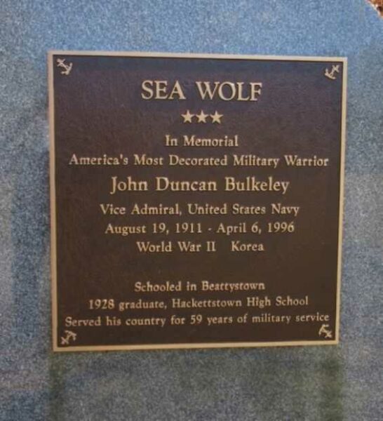 SEA WOLF WAR MEMORIAL PLAQUE