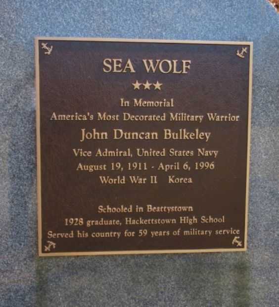 SEA WOLF WAR MEMORIAL PLAQUE