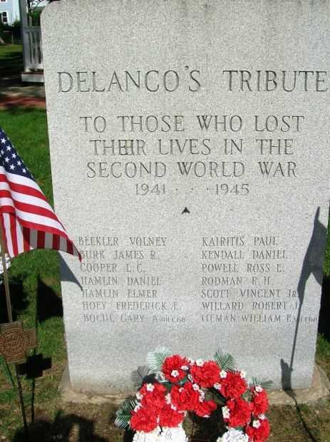 DELANCO’S TRIBUTE HONOR ROLL MEMORIAL