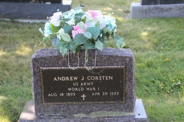 ANDREW J SORSTEN MEMORIAL CEMETERY STONE