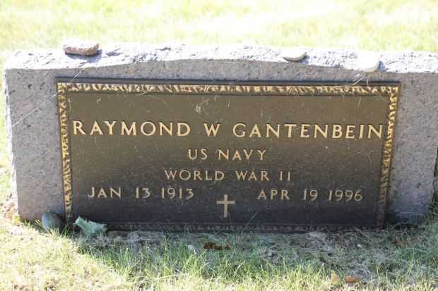 RAYMOND W GANTENBEIN MEMORIAL CEMETERY STONE