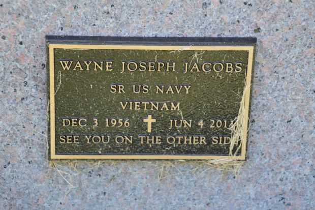 WAYNE JOSEPH JACOBS MEMORIAL CEMETERY STONE