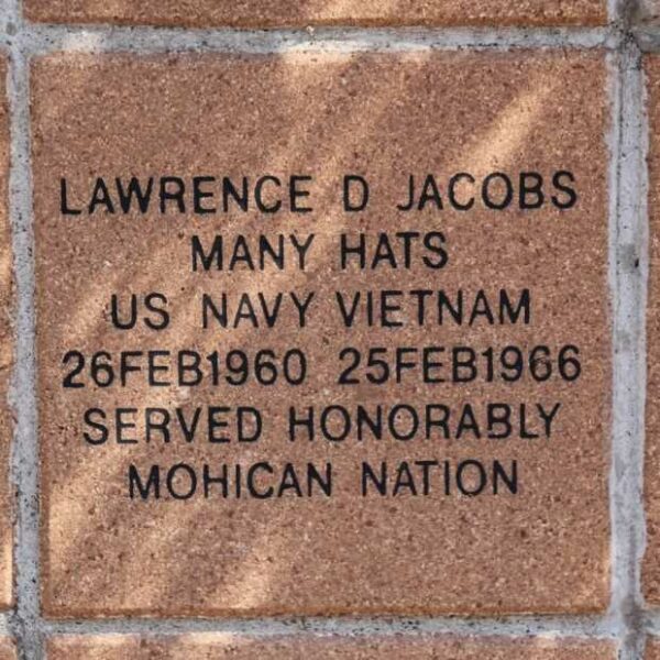 MOHICAN VETERANS MEMORIAL PAVER 21